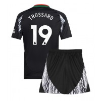 Fotballdrakt Barn Arsenal Leandro Trossard #19 Bortedraktsett 2024-25 Kortermet (+ Korte bukser)